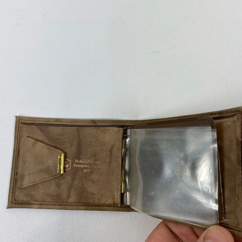 Union Carbide Wallet and‎ Key Pouch Gift Set Pleather Vintage 1977
